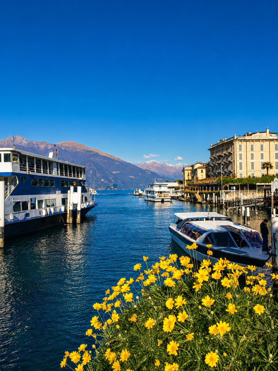 View over Lake Como from Bellagio